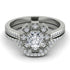 Geometrical Radiant Diamond Bridal Set - Jennifer No. 3