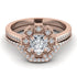 Geometrical Radiant Diamond Bridal Set - Jennifer No. 2