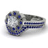 Geometrical Radiant Diamond Bridal Set - Jennifer No. 63 image 3