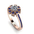 Geometrical Radiant Diamond Engagement Ring - Jennifer No. 62