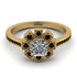 Geometrical Radiant Diamond Engagement Ring - Jennifer No. 31 image 2