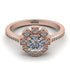 Geometrical Radiant Diamond Engagement Ring - Jennifer No. 2 image 2
