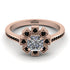 Geometrical Radiant Diamond Engagement Ring - Jennifer No. 32