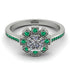 Geometrical Radiant Diamond Engagement Ring - Jennifer No. 18 image 2