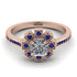 Geometrical Radiant Diamond Engagement Ring - Jennifer No. 62