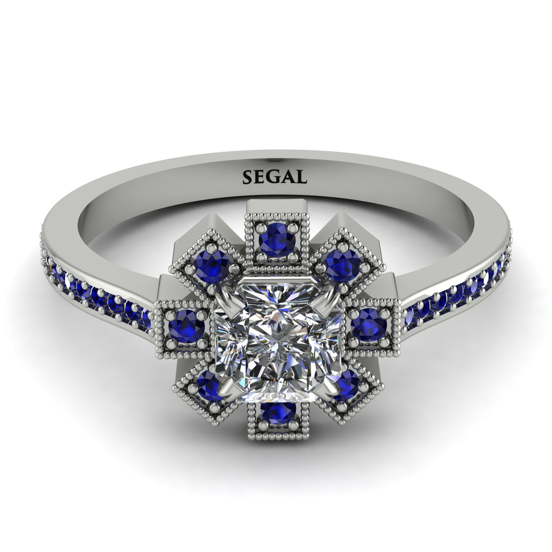 Geometrical Radiant Diamond Engagement Ring - Jennifer No. 63