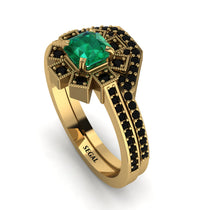 Geometrical Radiant Emerald Bridal Set - Jennifer No. 34 image 1