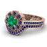 Geometrical Radiant Emerald Bridal Set - Jennifer No. 65 image 3