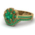 Geometrical Radiant Emerald Bridal Set - Jennifer No. 19 image 3