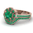 Geometrical Radiant Emerald Bridal Set - Jennifer No. 20 image 3