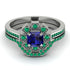 Geometrical Radiant Sapphire Bridal Set - Jennifer No. 30 image 2