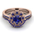 Geometrical Radiant Sapphire Bridal Set - Jennifer No. 74 image 2