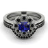 Geometrical Radiant Sapphire Bridal Set - Jennifer No. 45 image 2