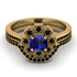 Geometrical Radiant Sapphire Bridal Set - Jennifer No. 43