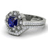 Geometrical Radiant Sapphire Bridal Set - Jennifer No. 15