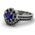 Geometrical Radiant Sapphire Bridal Set - Jennifer No. 45 image 3