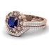 Geometrical Radiant Sapphire Bridal Set - Jennifer No. 14 image 3