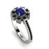 Geometrical Radiant Sapphire Engagement Ring - Jennifer No. 45