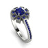 Geometrical Radiant Sapphire Engagement Ring - Jennifer No. 75 image 1