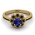 Geometrical Radiant Sapphire Engagement Ring - Jennifer No. 43 image 2
