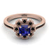 Geometrical Radiant Sapphire Engagement Ring - Jennifer No. 44 image 2
