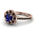 Geometrical Radiant Sapphire Engagement Ring - Jennifer No. 44 image 3