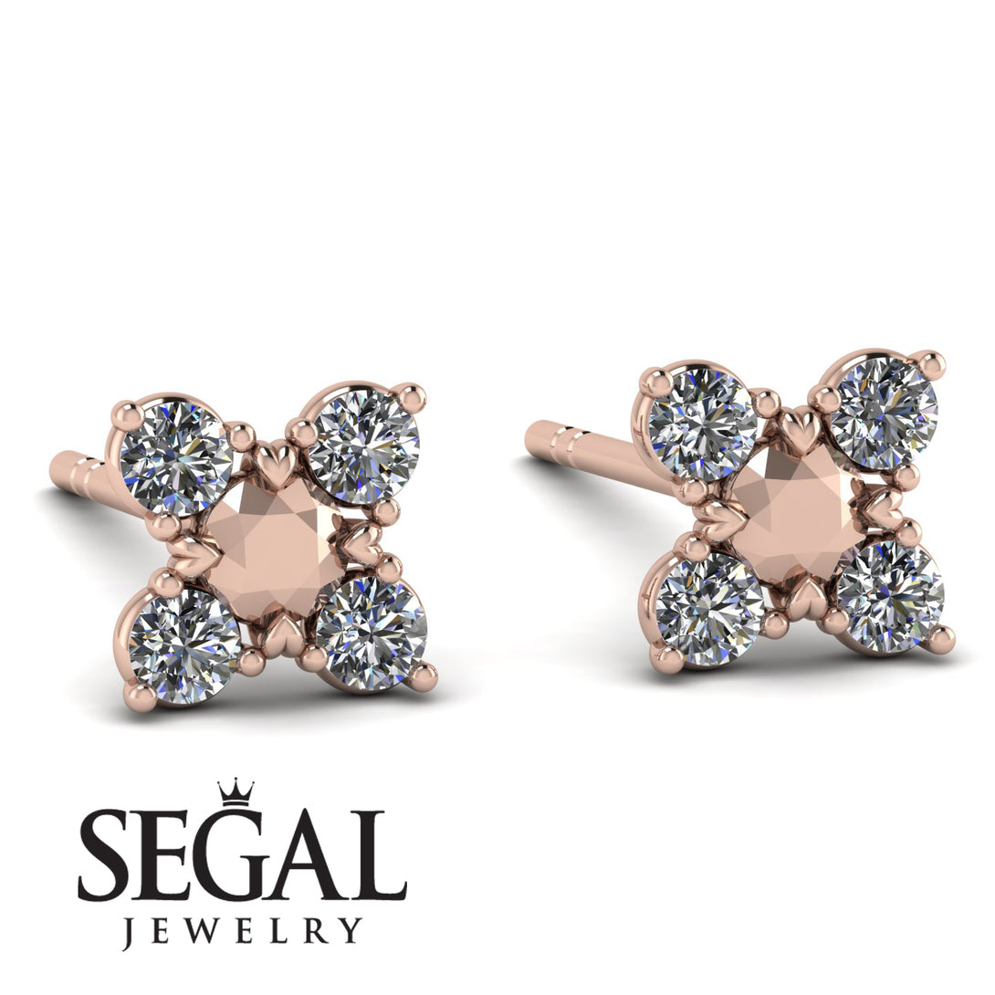 Geometricdiamond Earrings Golden Diamond - Jayda No. 2