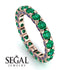 Glamorous Emerald Eternity Ring - Paige No. 65