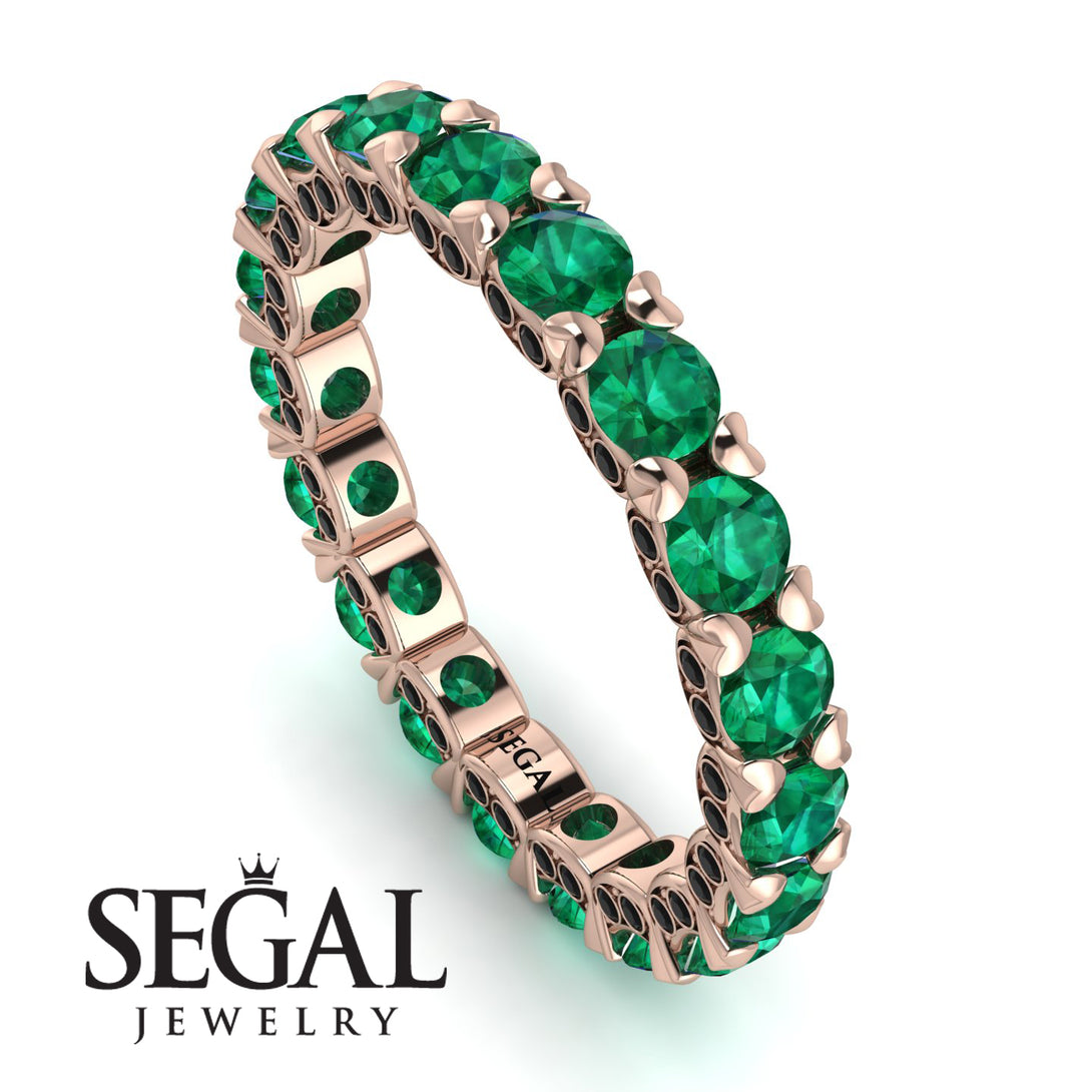 Glamorous Emerald Eternity Ring - Paige No. 35