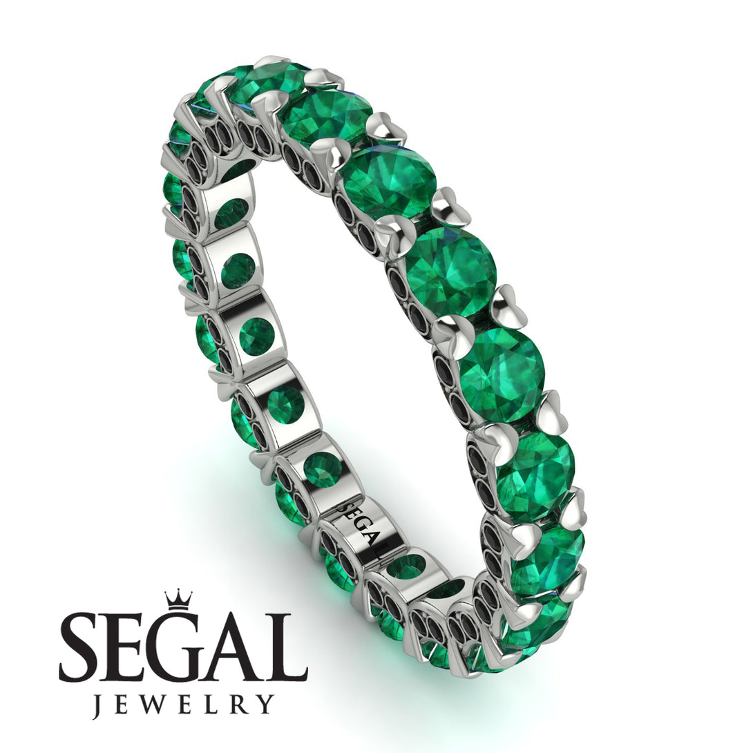 Glamorous Emerald Eternity Ring - Paige No. 36