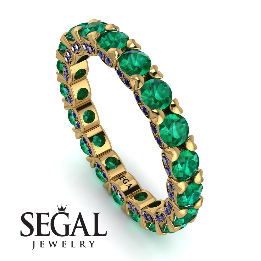 Glamorous Emerald Eternity Ring - Paige No. 64