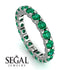 Glamorous Emerald Eternity Ring - Paige No. 6 image 10