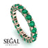 Glamorous Emerald Eternity Ring - Paige No. 20