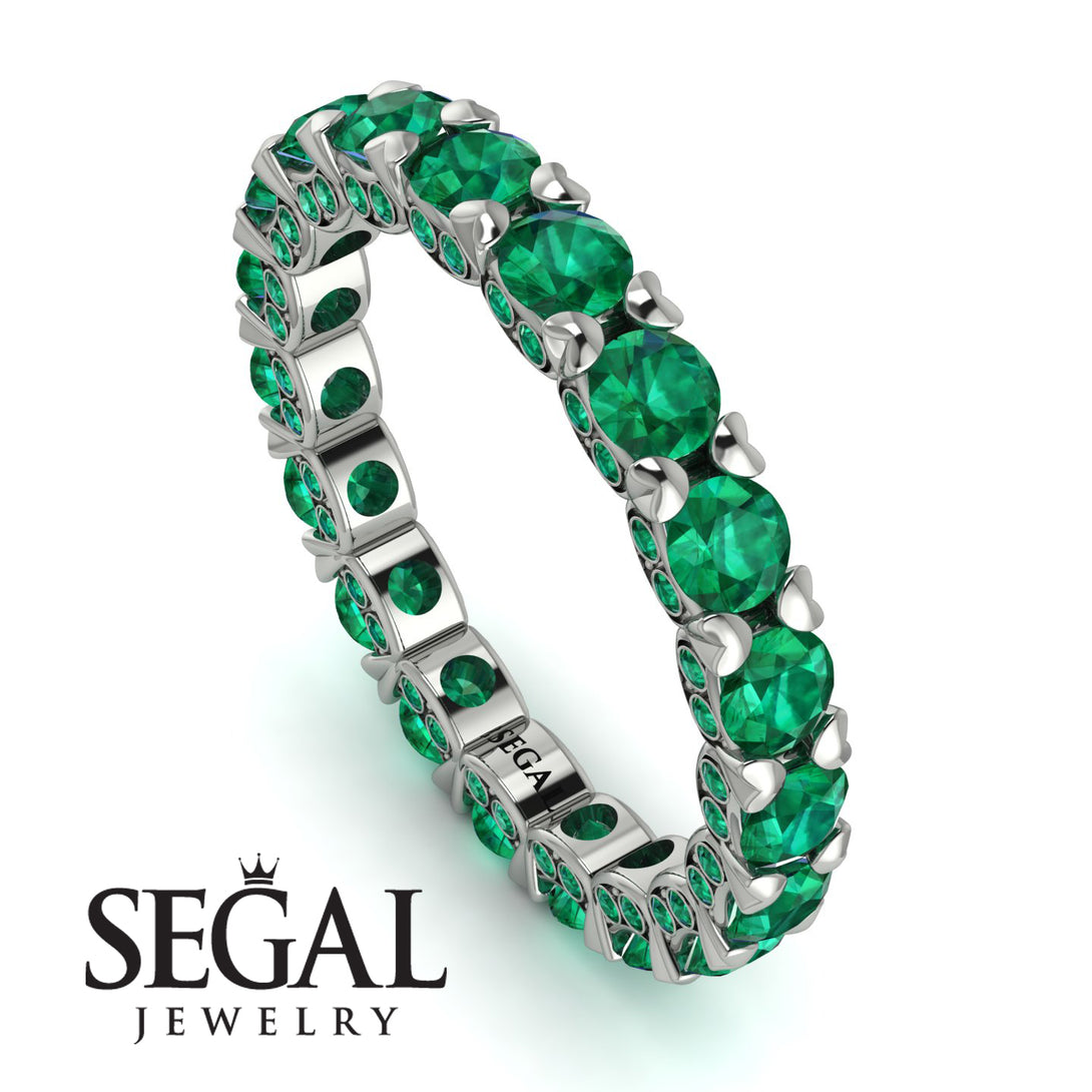 Glamorous Emerald Eternity Ring - Paige No. 21
