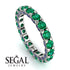 Glamorous Emerald Eternity Ring - Paige No. 66