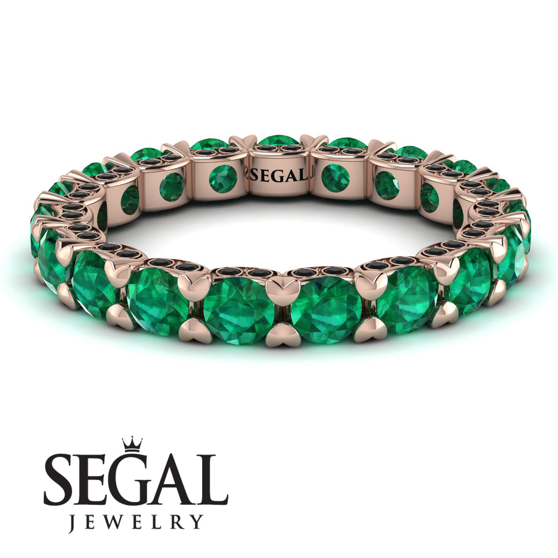 Glamorous Emerald Eternity Ring - Paige No. 35