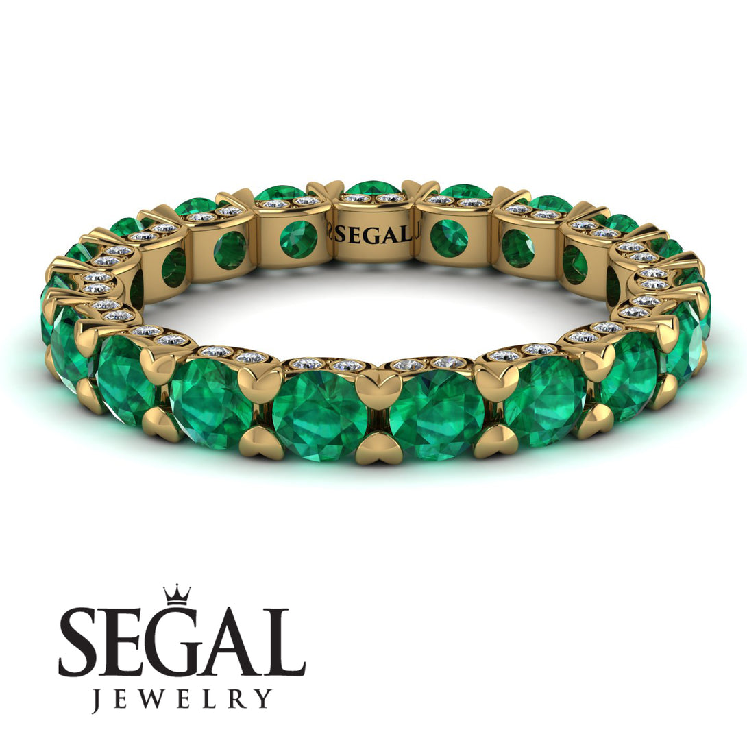 Glamorous Emerald Eternity Ring - Paige No. 4