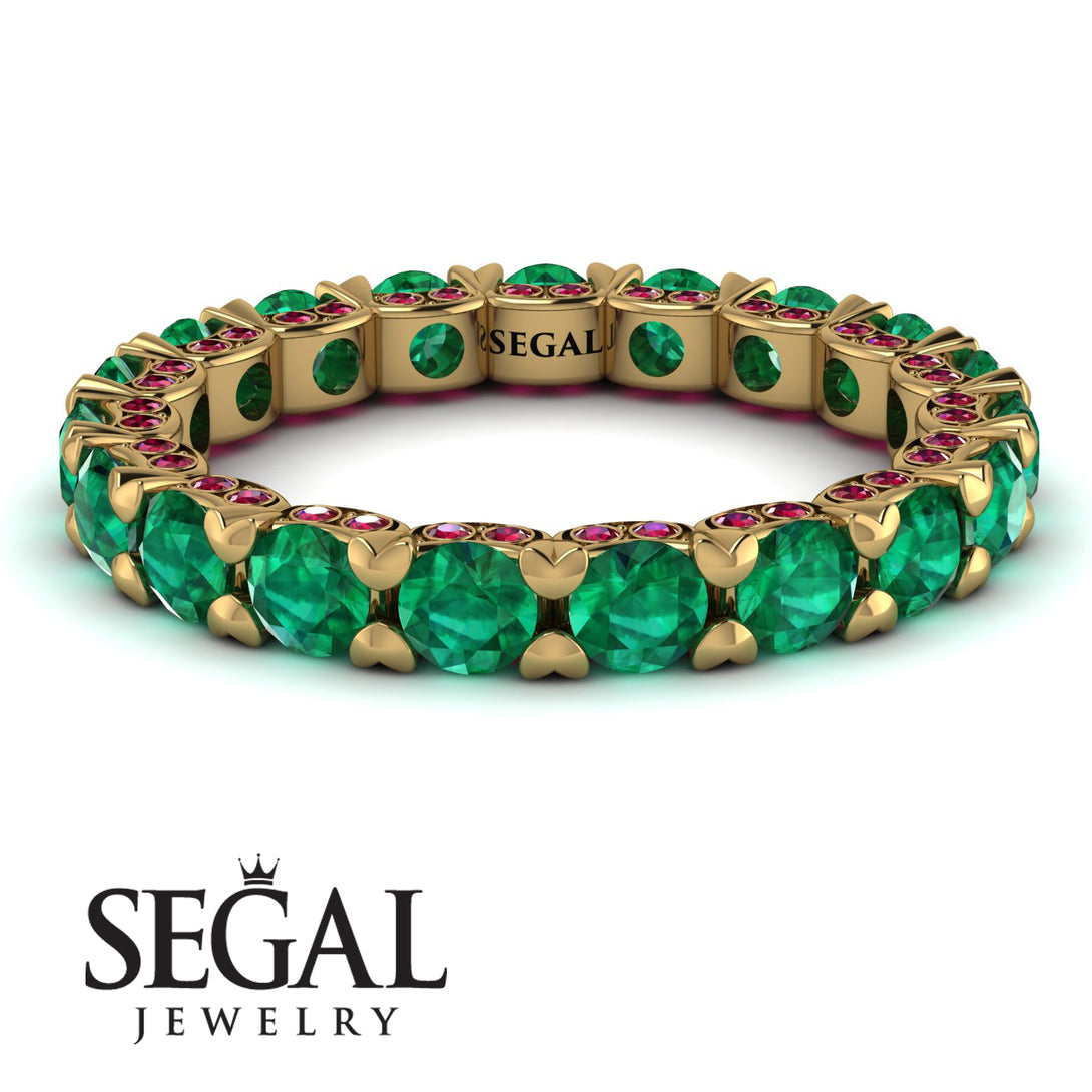 Glamorous Emerald Eternity Ring - Paige No. 49
