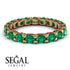 Glamorous Emerald Eternity Ring - Paige No. 49