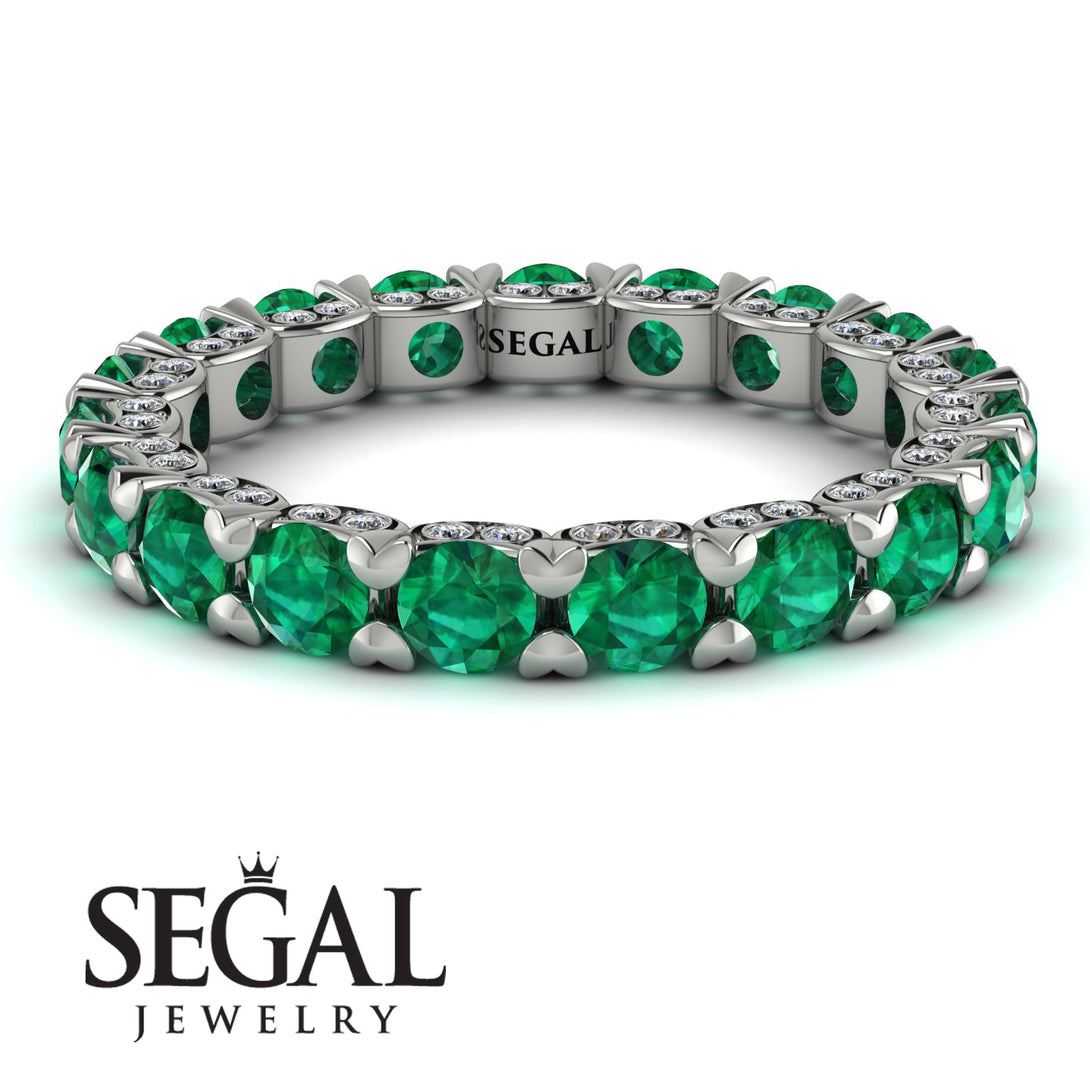 Glamorous Emerald Eternity Ring - Paige No. 6