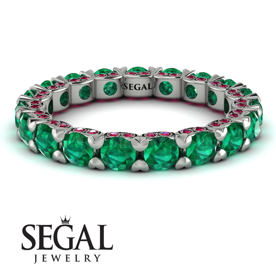 Glamorous Emerald Eternity Ring - Paige No. 51