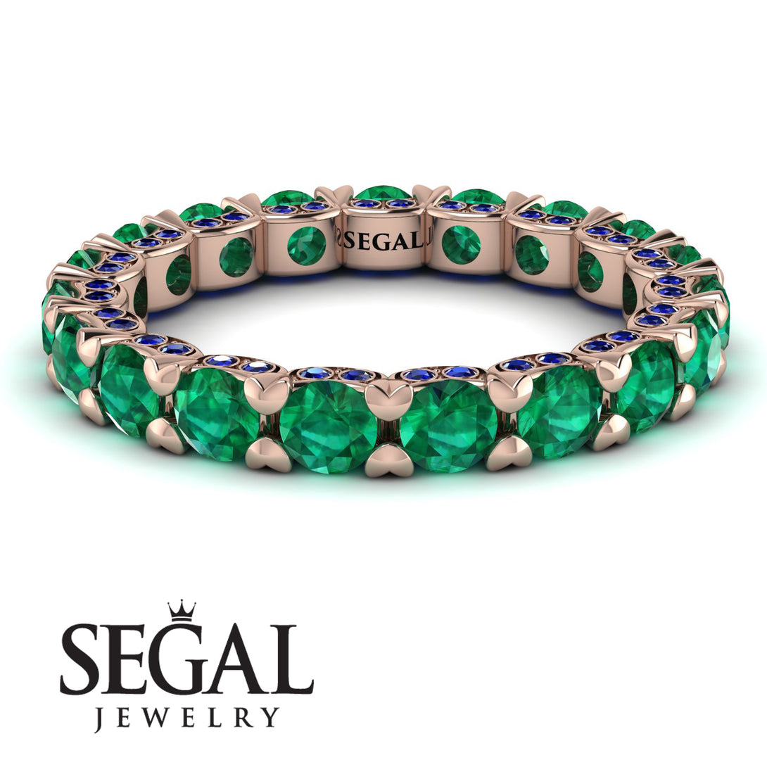 Glamorous Emerald Eternity Ring - Paige No. 65