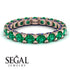 Glamorous Emerald Eternity Ring - Paige No. 65