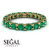 Glamorous Emerald Eternity Ring - Paige No. 19