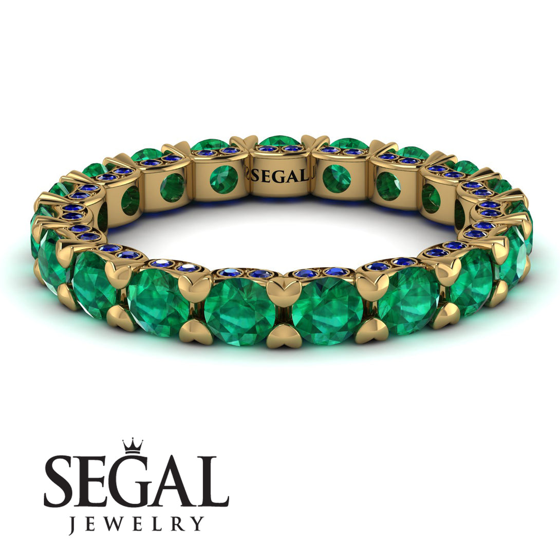 Glamorous Emerald Eternity Ring - Paige No. 64