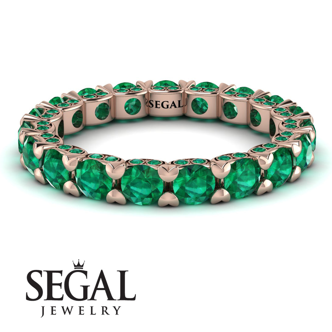 Glamorous Emerald Eternity Ring - Paige No. 20