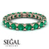 Glamorous Emerald Eternity Ring - Paige No. 20
