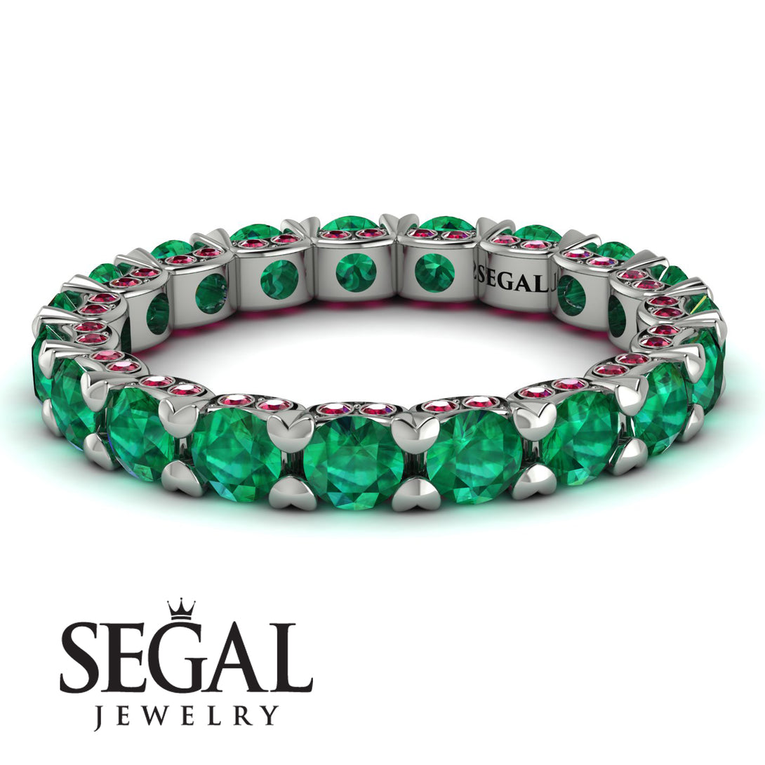 Glamorous Emerald Eternity Ring - Paige No. 51