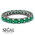 Glamorous Emerald Eternity Ring - Paige No. 51 image 3