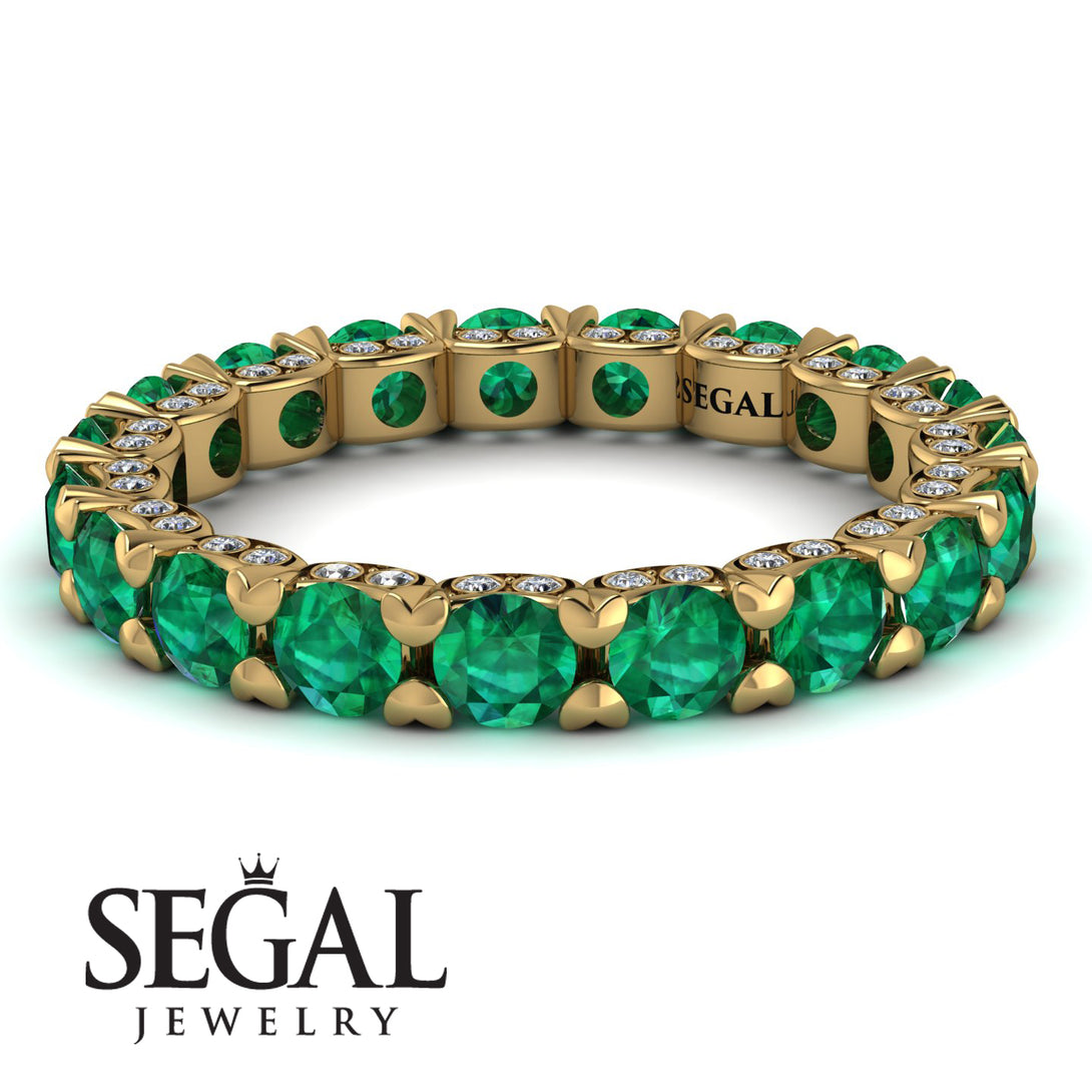 Glamorous Emerald Eternity Ring - Paige No. 4